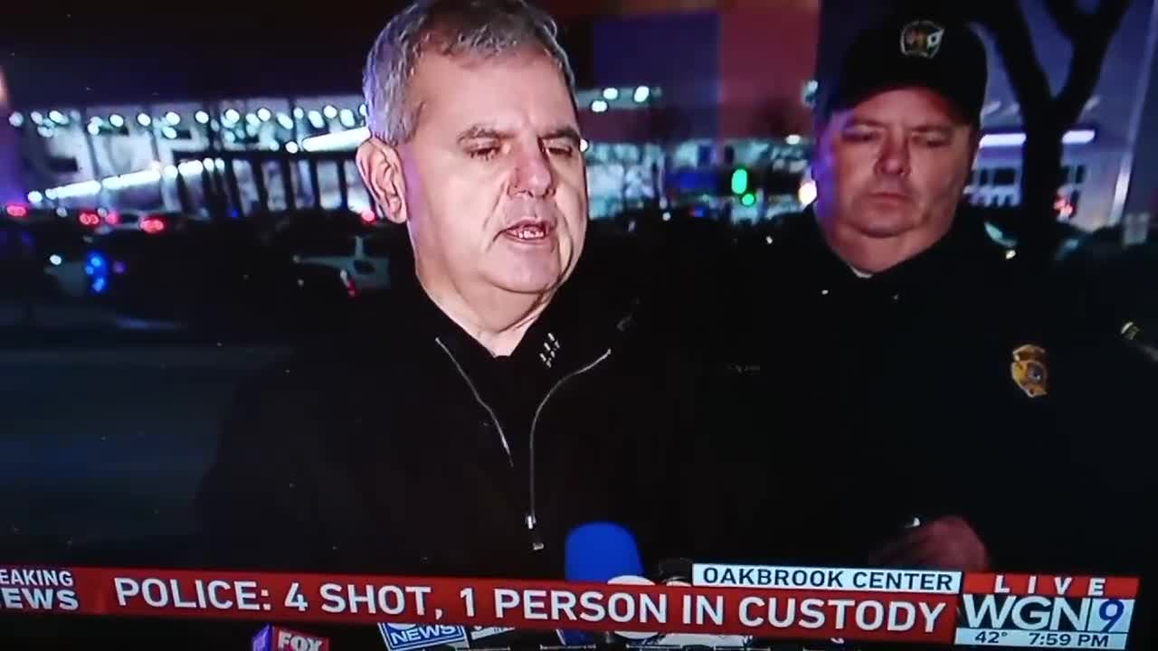 Early Report from The Police Chief Oakbrook Shopping Center Mall Shooting