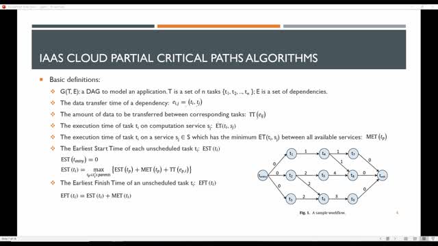 paper 7: Deadline-constrained workflow scheduling algorithms for Infrastructure as a Service Clouds