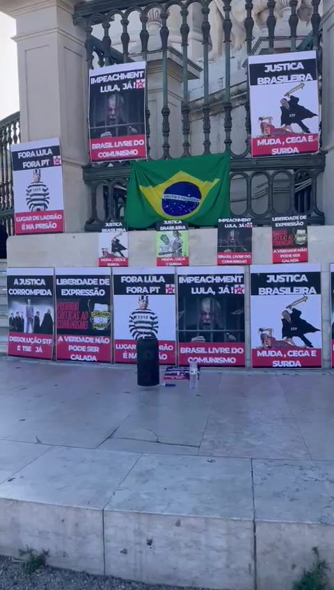 Política • Brasil • Ditadura do Judiciário • Portugal, Lisboa (2024,3,5) ⚜️👀🔥