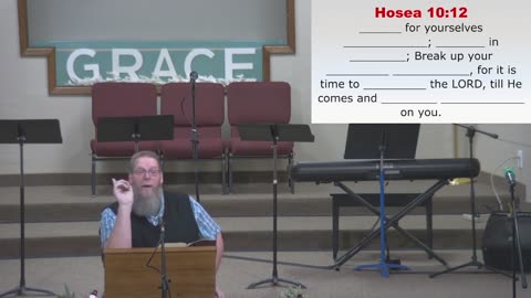 Sunday Sermon at Moose Creek Baptist Church 1/7/2024