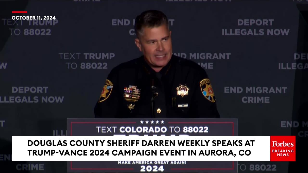 Colorado Sheriff: 'The Harris Biden Administration Have Turned Their Backs On The American People'