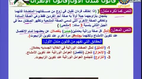 مراجعة الوراثة 1