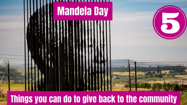 Mandela Day: 5 things you can do to give back to the community
