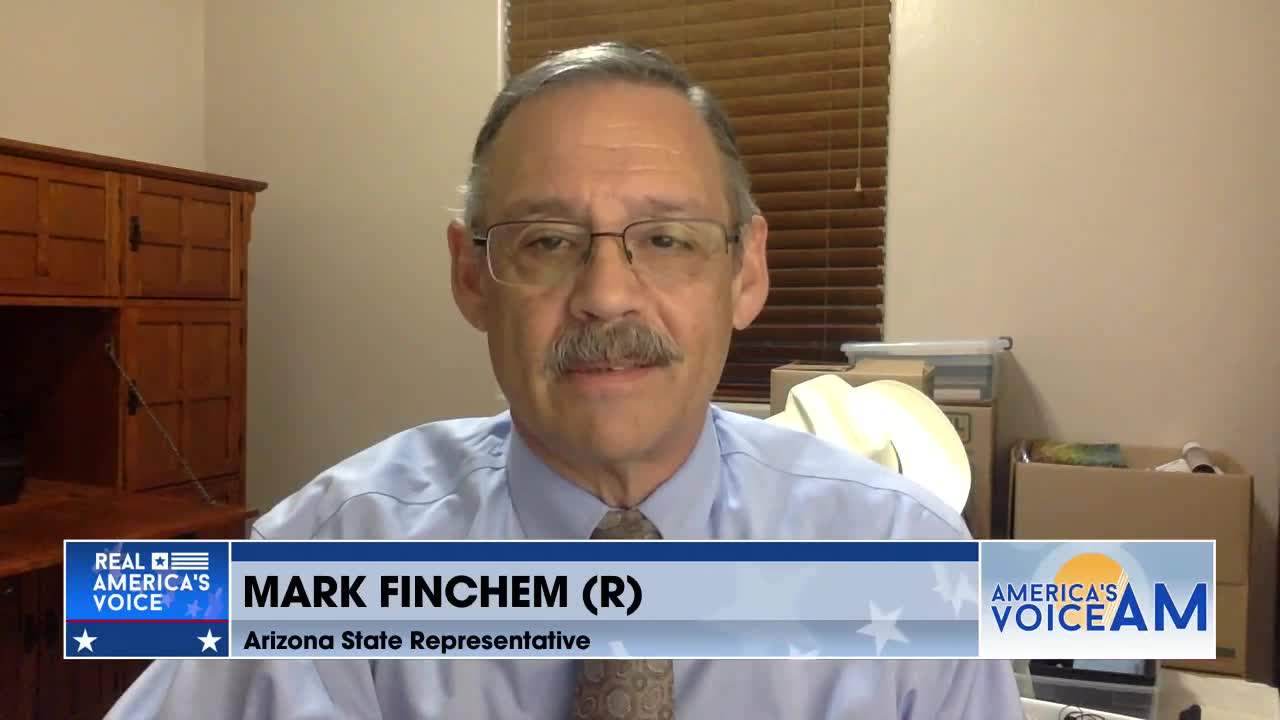 Mark Finchem Goes on Real America's Voice to Discuss the Border Crisis