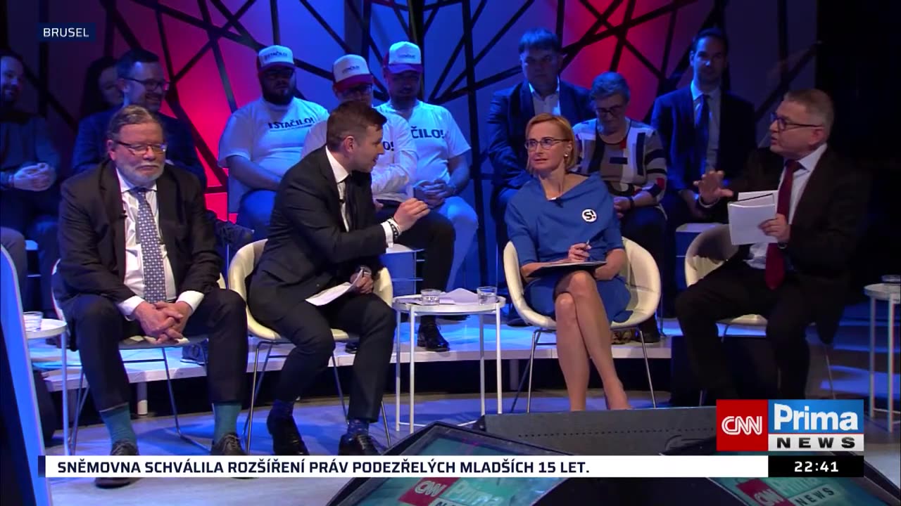 Superdebata lídrů kandidátek do Evropského parlamentu