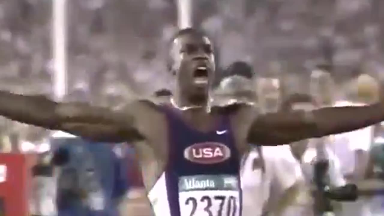 Race in 1996 when Michael Johnson shattered the 200 meter world record