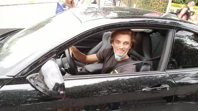 World Champion 2020 MotoGP pilote Luca Marini, at SAN MARINO circuit