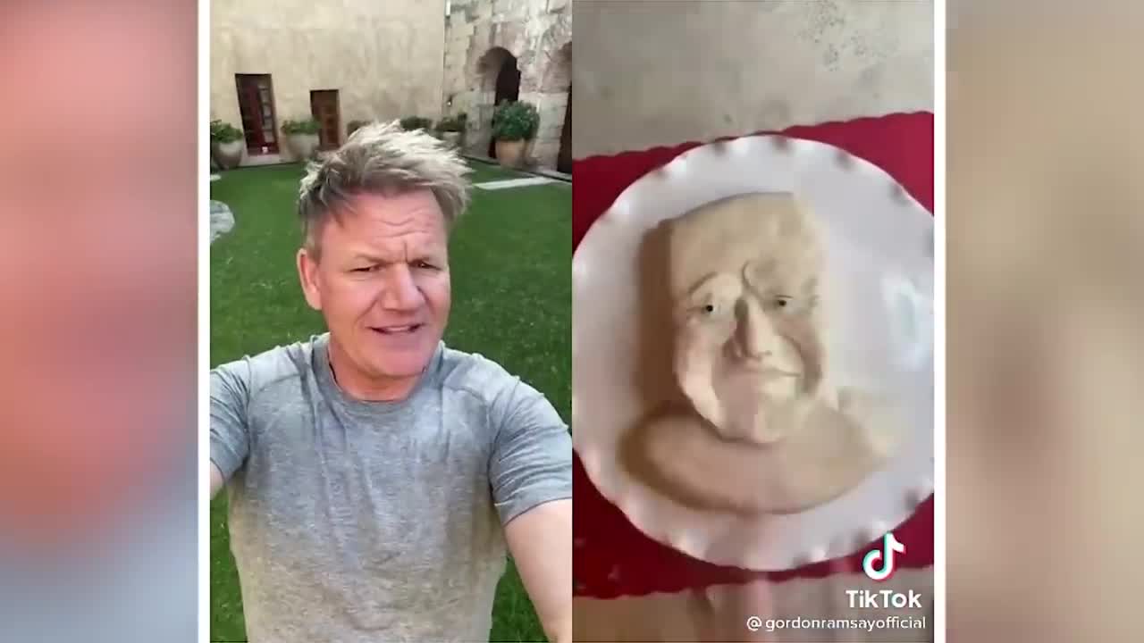 Gordon Ramsay reacts to cooks on TikTok - Compilation