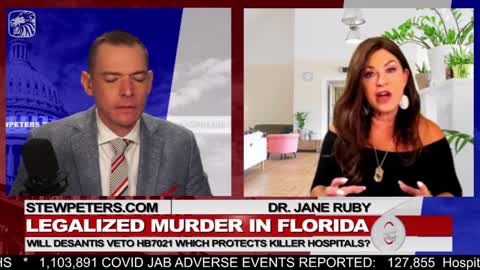 Stew Peters Show: Will DeSantis Veto HB7021 Which Protects Killer Hospitals?