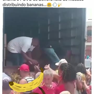 Racismo alimentar : lula tratar a população de Belford roxo de macacos. Bananas NELES !