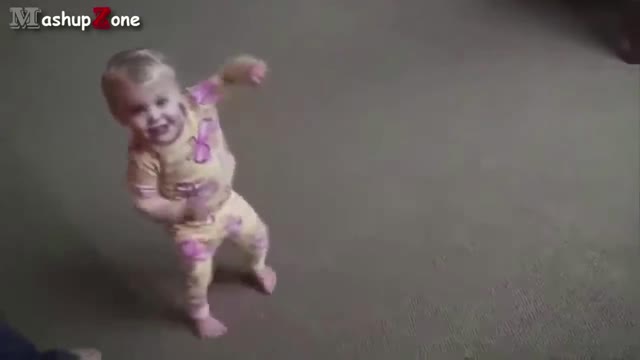 Funny Babies Dancing Crazy.