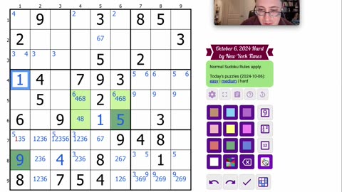 Sudoku 2024 10 06 hard