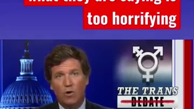 #tuckercarlson #GenderAffirmingCare #sexmutilationofKids