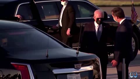 Biden Lands in Brussels