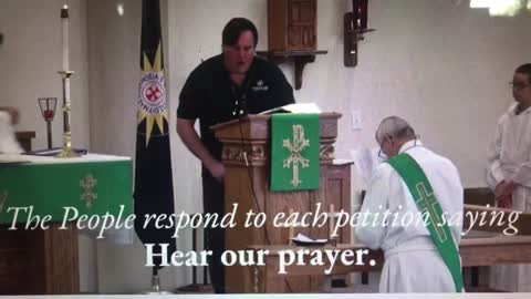 Freedom of Prayer from offered petitions met with battery by left priest