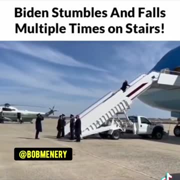 Down Goes Biden 3 times
