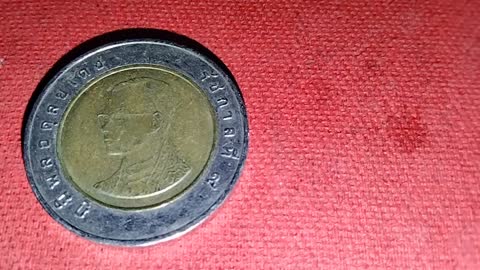 Thailand 10 baht coin