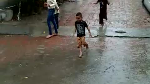 India rain | kids Enjoy rain