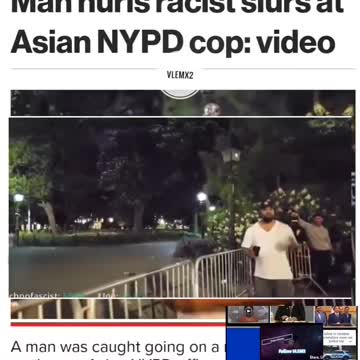 Man hurls racist slurs at Asian NYPD cop