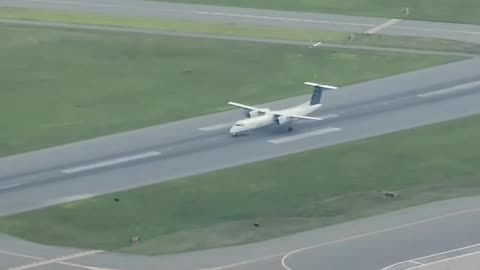 Taking Off From Toronto Island Billy Bishop City Airport