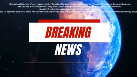 Ukraine war: Massive Russian strikes target energy grid - Zelensky