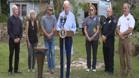 Joe Biden Says 'No One Intelligent' Can Deny Climate Change at Florida Visit