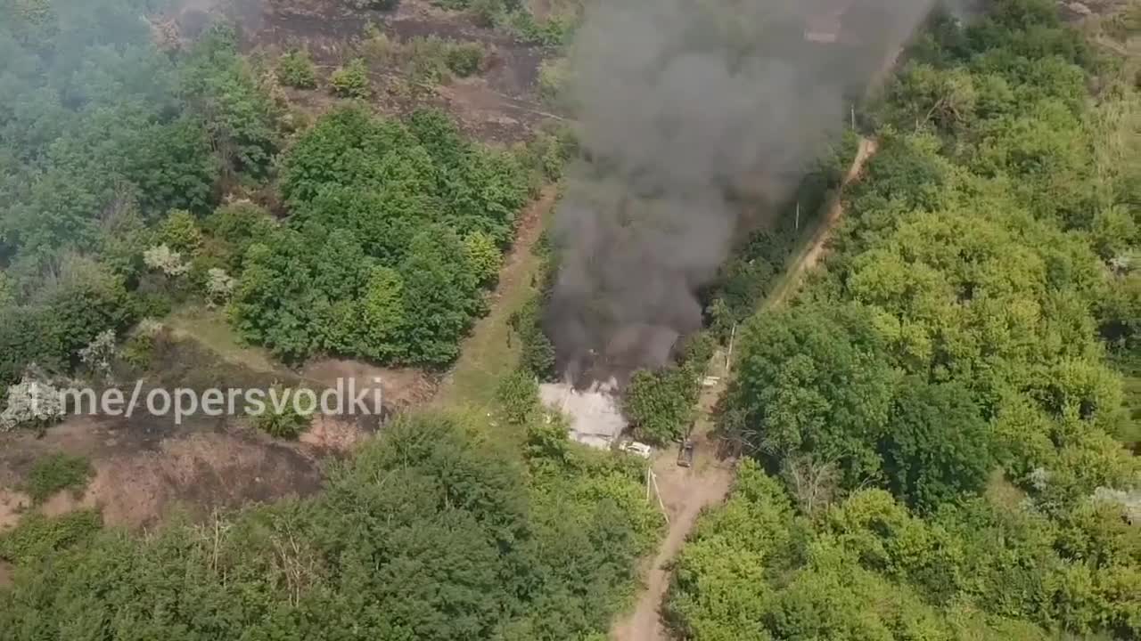 Ukraine War - Mortars of the RF Armed Forces smashed the ammunition depot