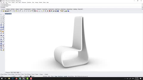 Rhino Simple Chair Tutorial
