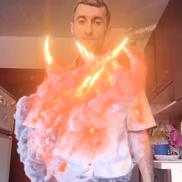 Super fire on you hand