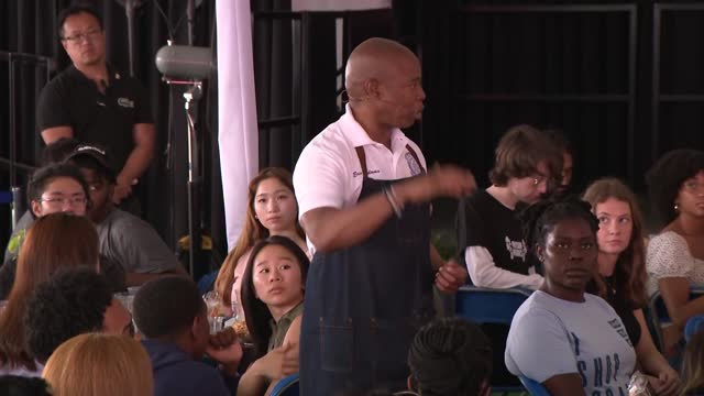 New York City Mayor Eric Adams Hosts SYEP Student Cooking Demo