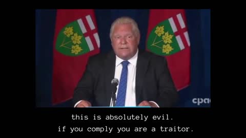 DOUG FORD IS A TYRANT - CIVIL DISOBEDIENCE