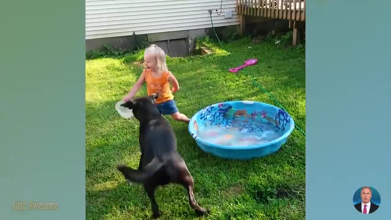 Try Not To Laugh - Funny Babies Playing With Water POOL FAILS