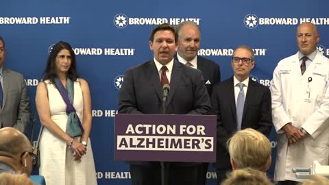 Gov. Ron DeSantis Unveils Record Alzheimer’s Research Funding