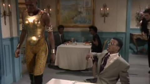 In Living Color🎨HARVEY MEETS GRACE JONES😎