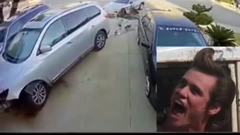 Me, parking my car.