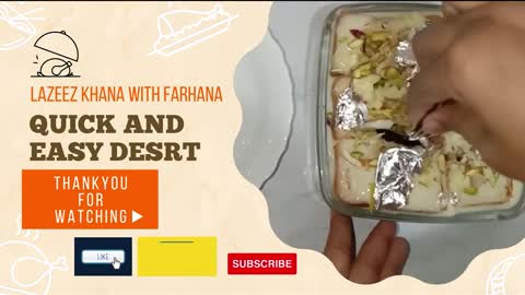 Quick And Easy Dessert | Pudding | Homemade