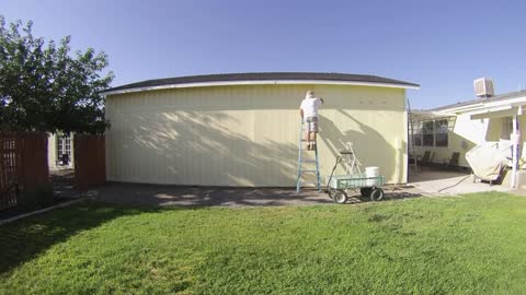 Painting the Garage - Time Lapse