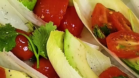 Endives with avocado so easy and quick recipe