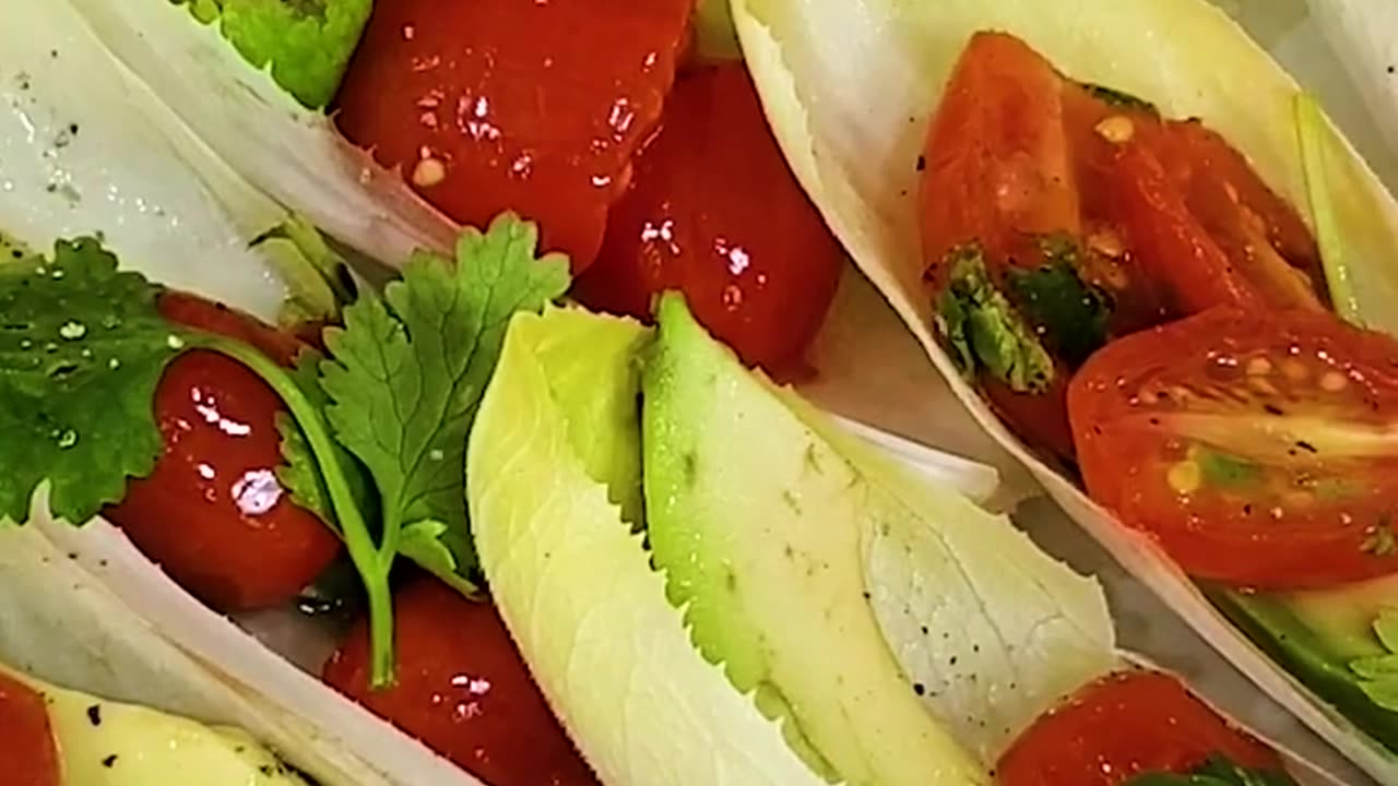 Endives with avocado so easy and quick recipe