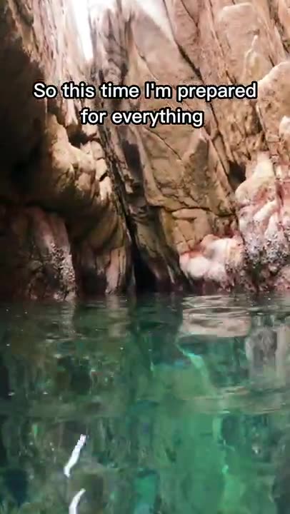 This underwater cave footage is very creepy