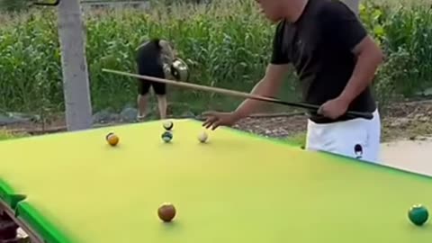 Funny video billiards