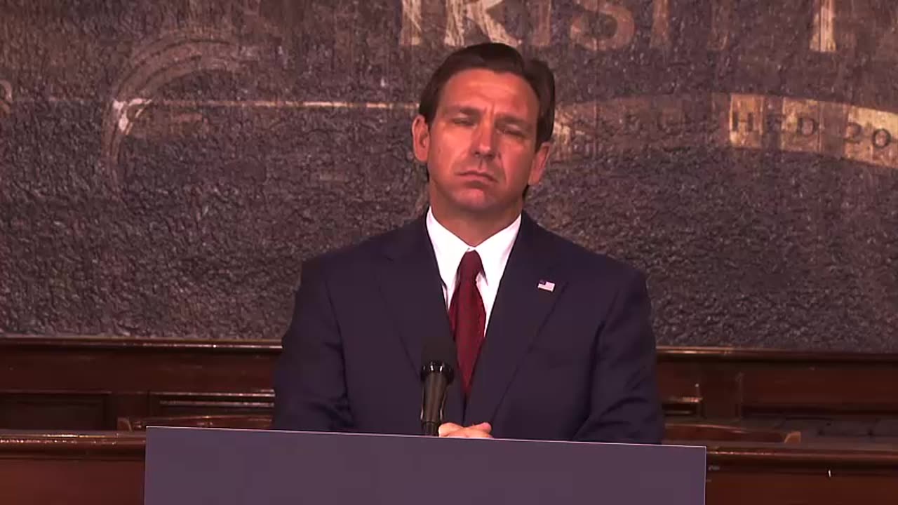 Ron DeSantis almost turns into Homelander when being questioned by a Black man about his politics