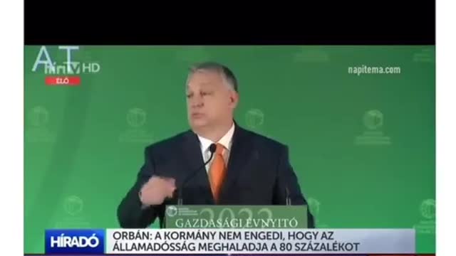 Orbán az energia árakról....