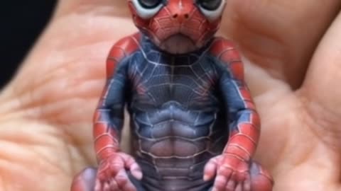 Baby spiderman