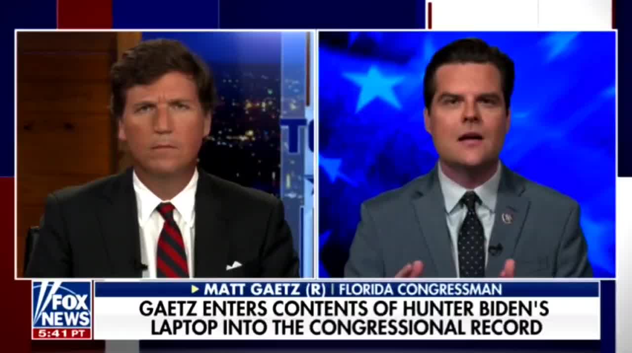 Tucker Carlson says "there is a move against Biden from within the Democratic Party."