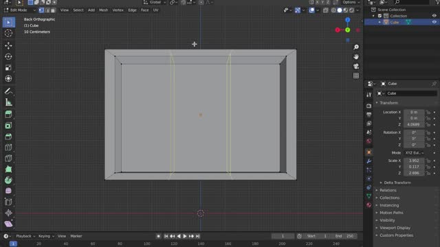 7 minutes to teach you how to use Blender software to 3D model LCD TV 3