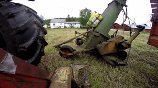 Grass harvest in Norway with a "Fôrhaustar"