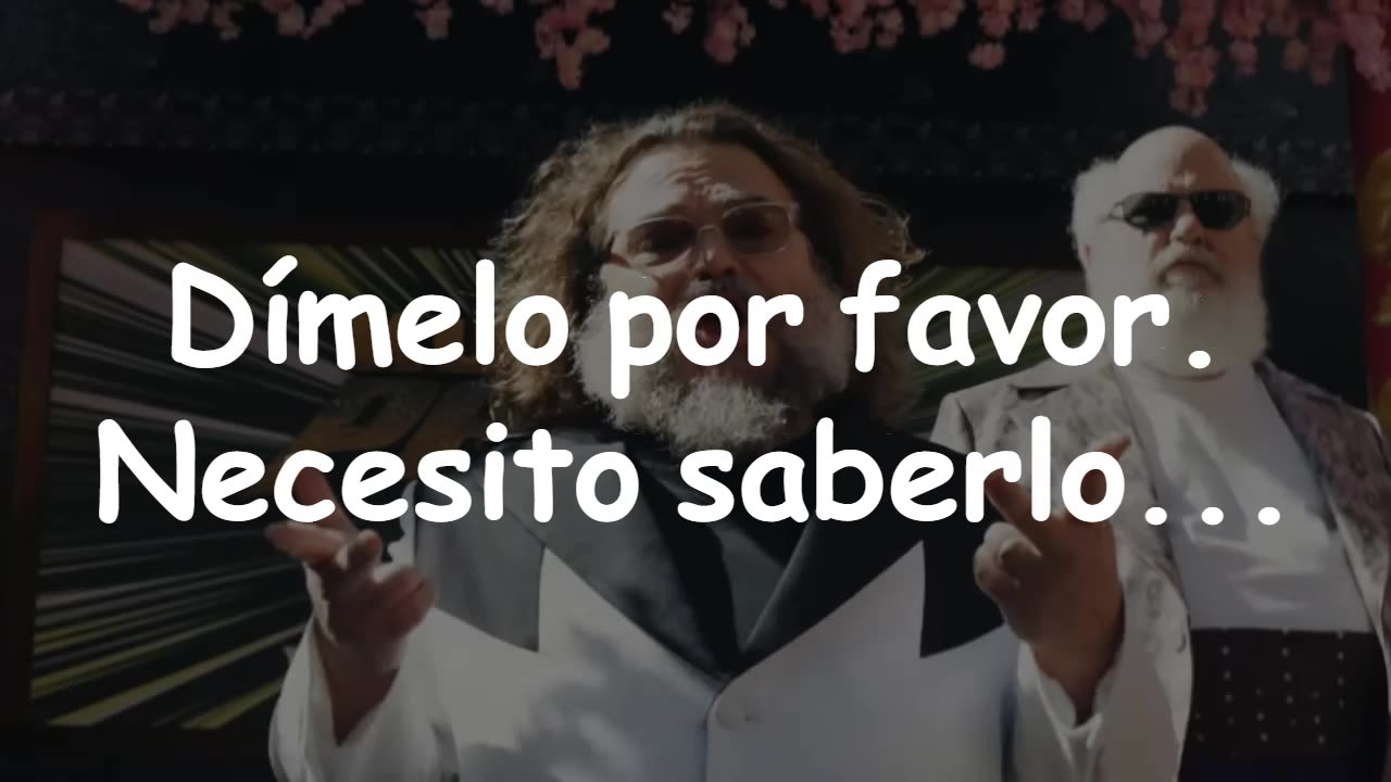 Jack Black - Baby one more time by Tenacious D Sub-Español