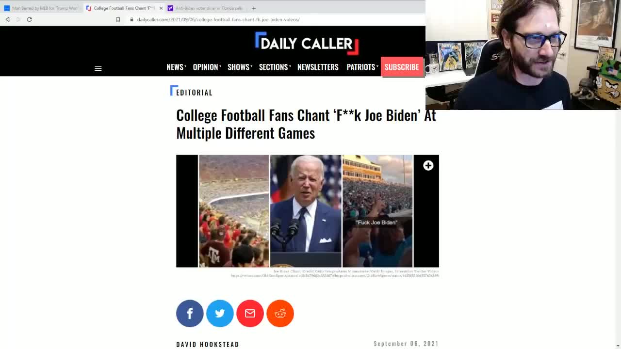Crowds in Stadiums Across America Are Chanting F-CK Joe Biden