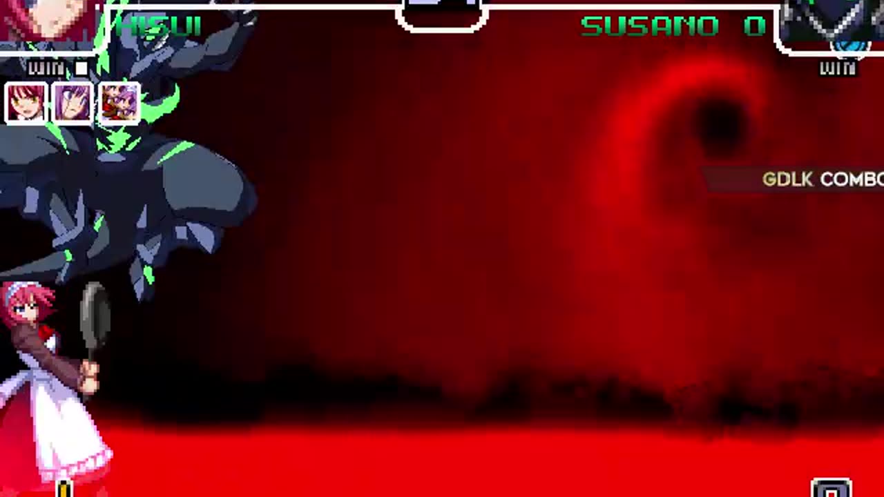 Hisui, Kohaku, Mech Hisui, and the fleet (Me) vs Susanoo
